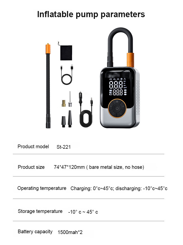 Mini Portable Powerful Electric Air Pump