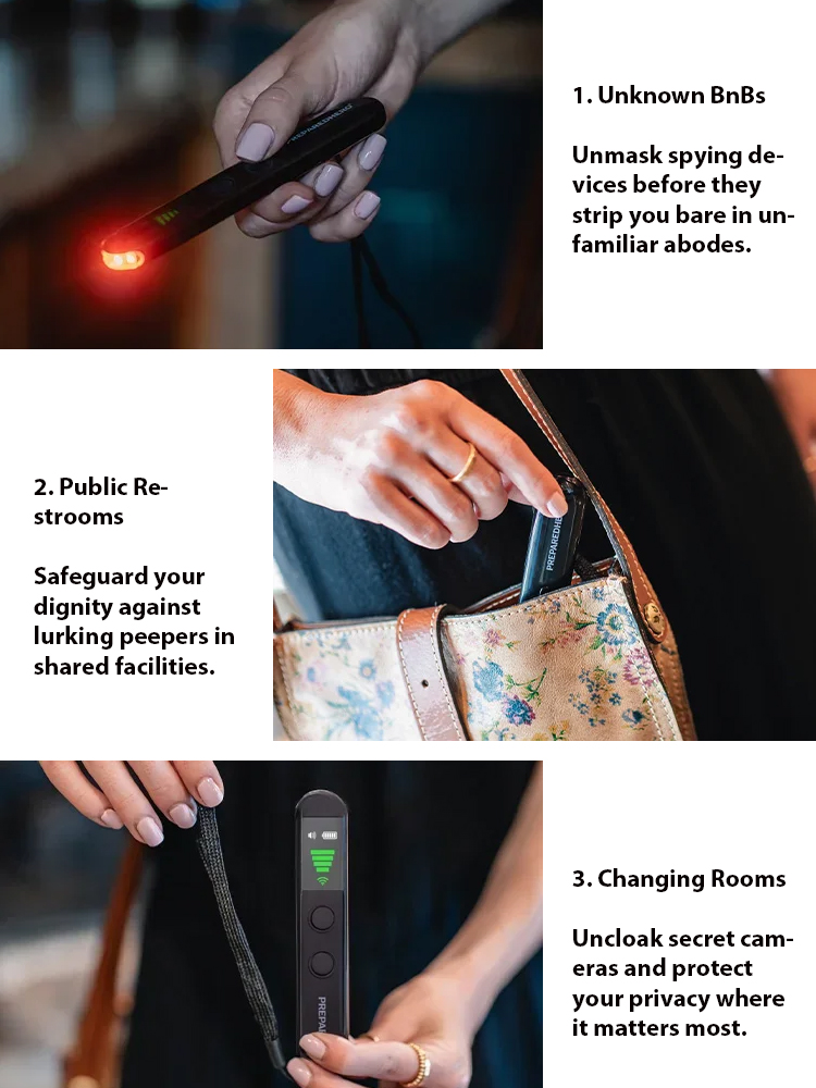 Multifunctional Hidden Camera Detector for Your Privacy Protection