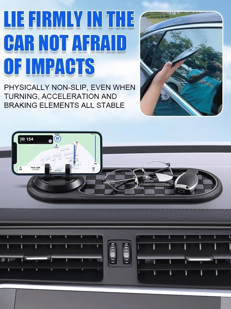 Anti-slip Silicone Base Car Dashboard Phone Holder