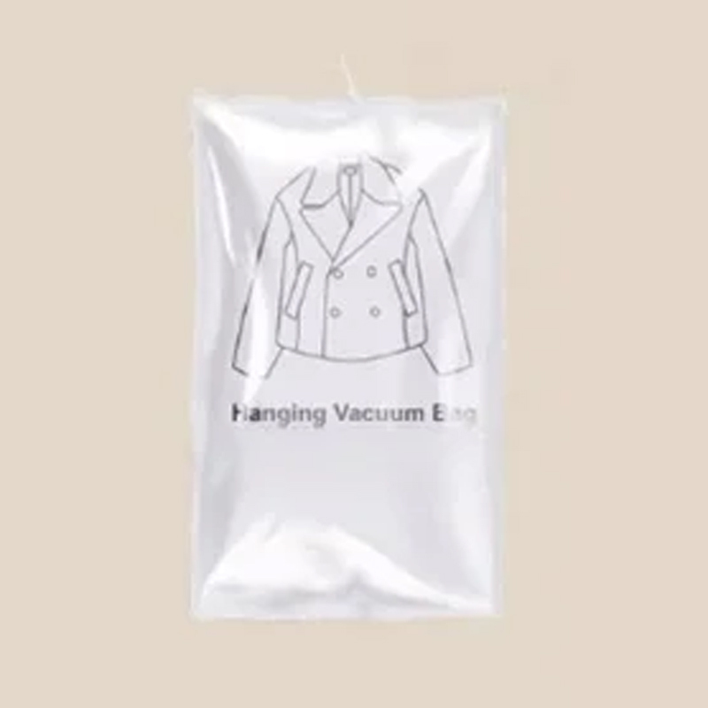 Hanging no-extraction down jacket vacuum storage bag
