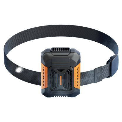 Portable outdoor cooling circulation device [flashlight + mobile power] with belt