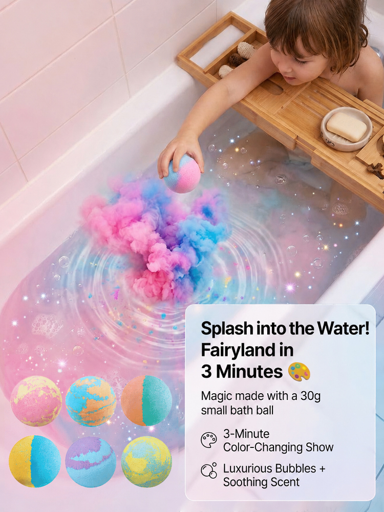 Safe Ingredients Kids' Bath Bomb Surprise Box