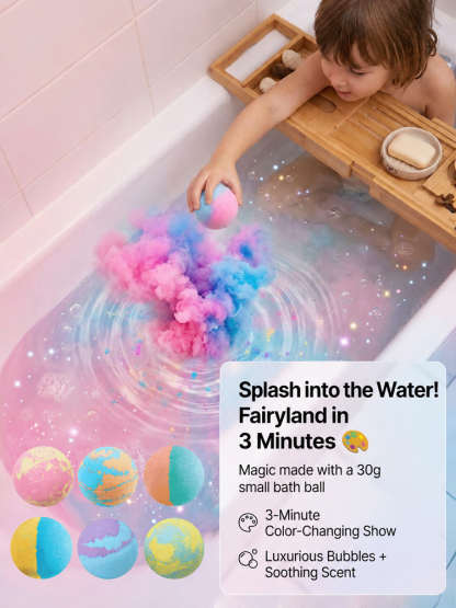 Safe Ingredients Kids' Bath Bomb Surprise Box