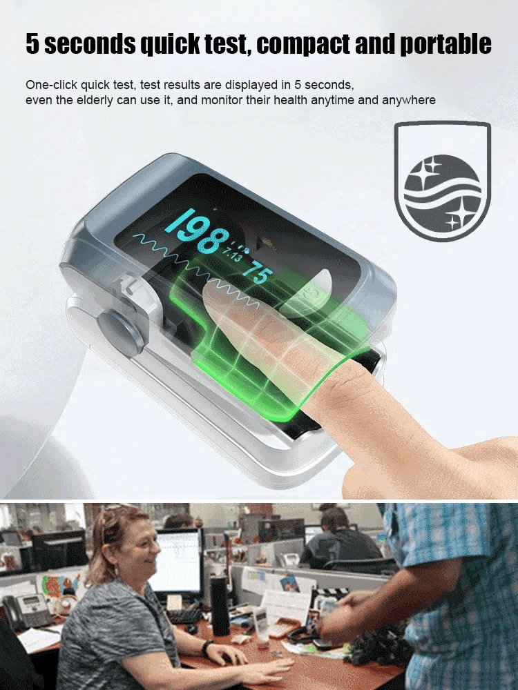Fingertip Blood Oxygen Monitor For Blood Sugar Measurement