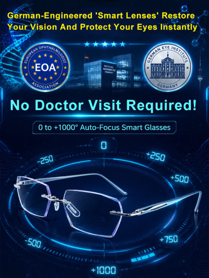 【Designer Collaboration】Smart Zoom and Color-Changing Stargazer Reading Glasses