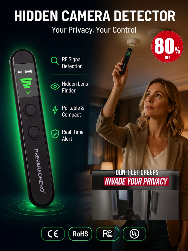 Multifunctional Hidden Camera Detector for Your Privacy Protection