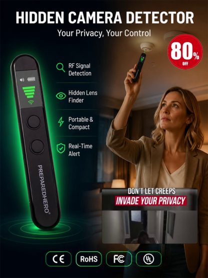 Multifunctional Hidden Camera Detector for Your Privacy Protection