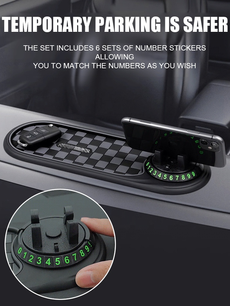 Anti-slip Silicone Base Car Dashboard Phone Holder