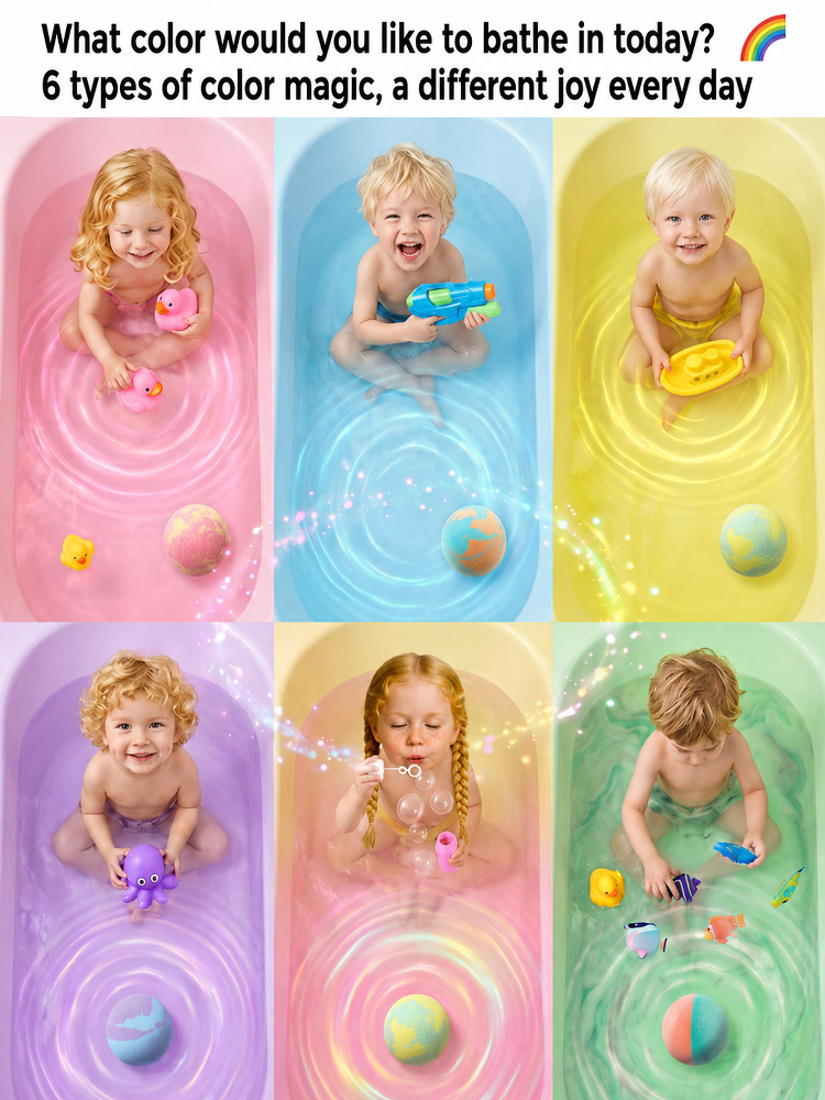 Safe Ingredients Kids' Bath Bomb Surprise Box