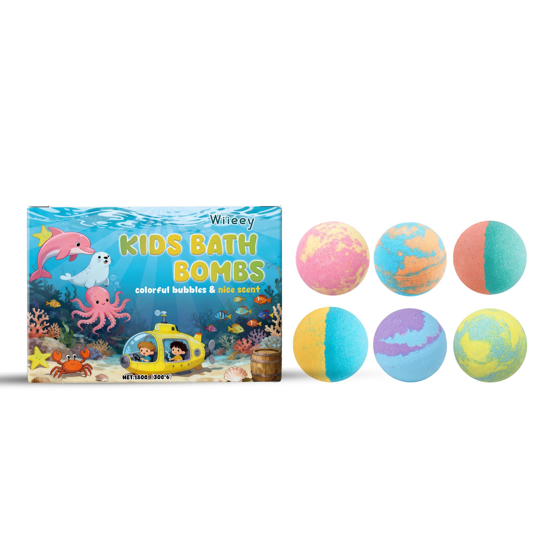 Safe Ingredients Kids' Bath Bomb Surprise Box