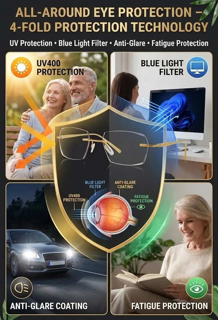 No Eye Test! Jena Optics Smart Photochromic Glasses