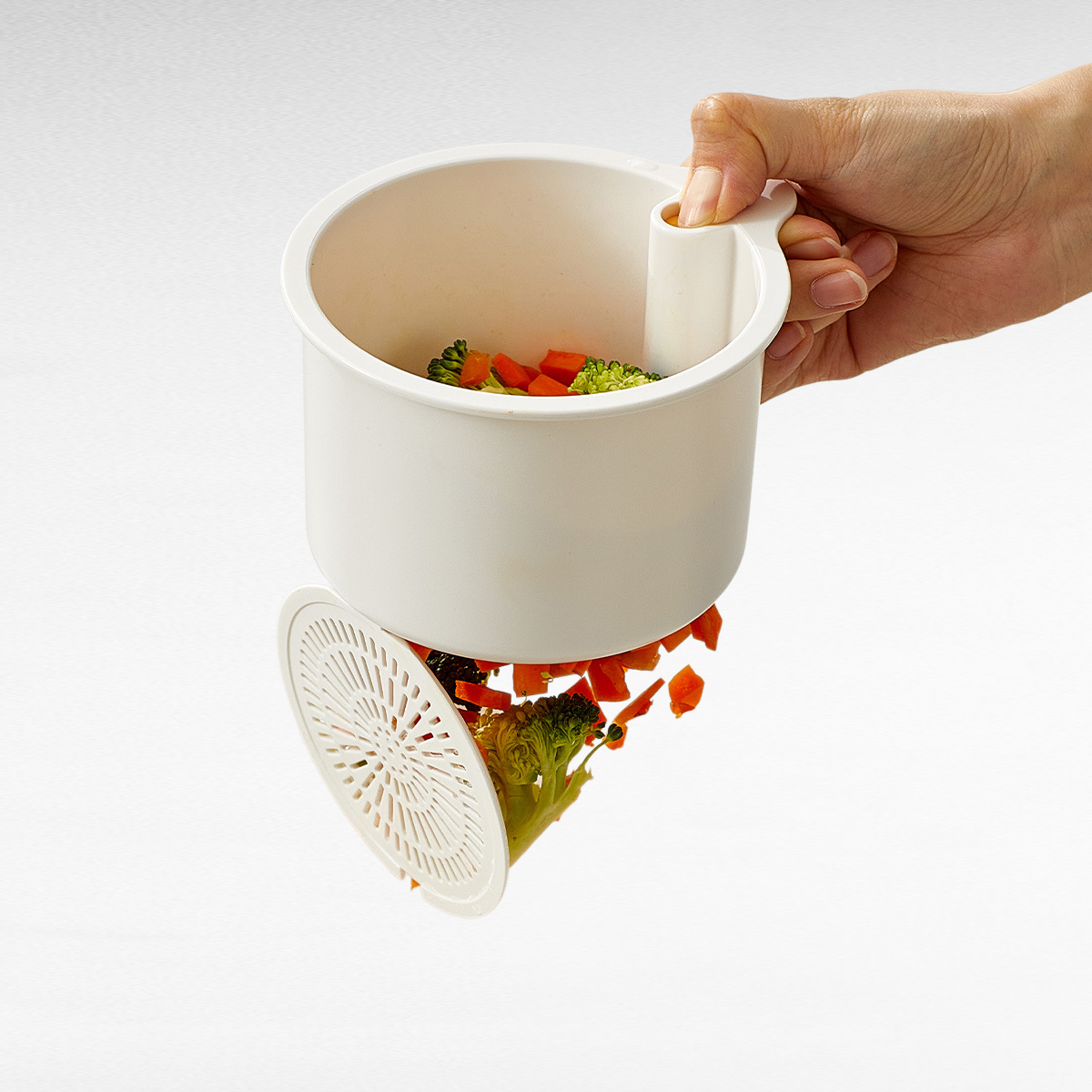 Sink filter hanging basket kitchen sink vegetable basin anti-blocking net push-type drain bowl