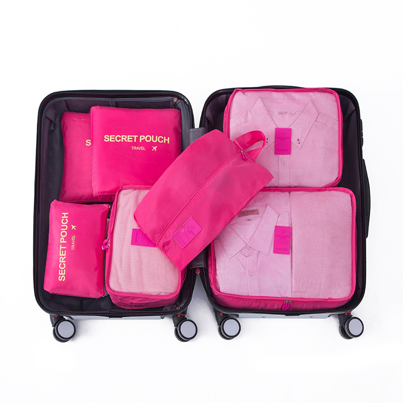 6 pieces travel luggage storage bag set