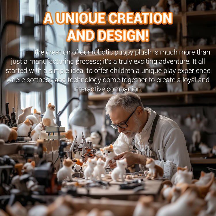 My Shorthair Puppy Plush Companion Toy