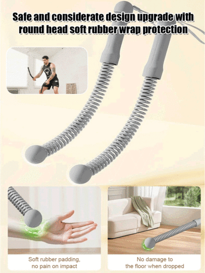[Supermodel Essential] Cordless Spring Fitness Battle Rope