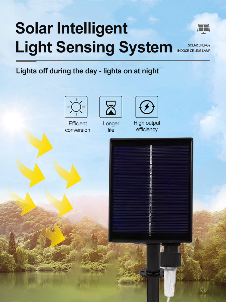 Solar Papaya String Lights for Patio Garden Outdoor Camping Decoration