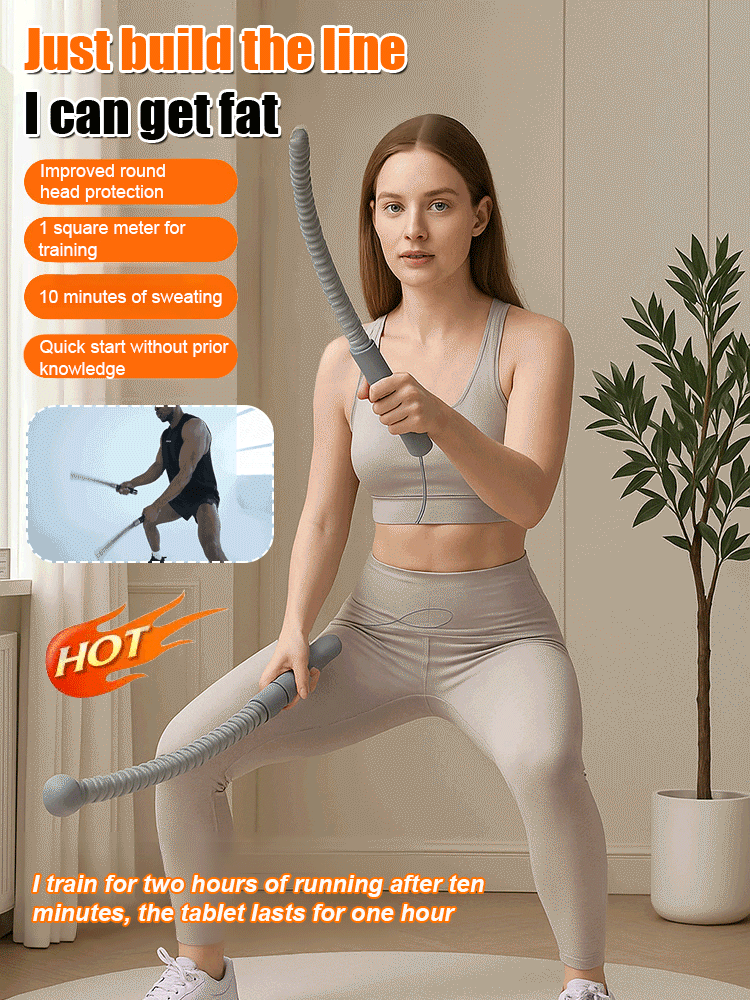 [Supermodel Essential] Cordless Spring Fitness Battle Rope