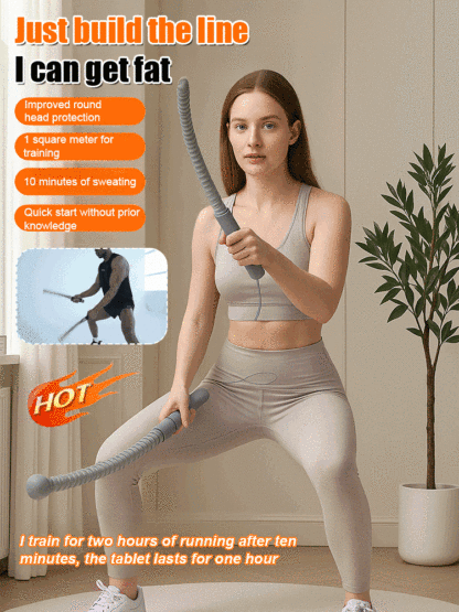 [Supermodel Essential] Cordless Spring Fitness Battle Rope