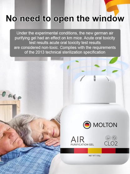 German old man smell air purification gel