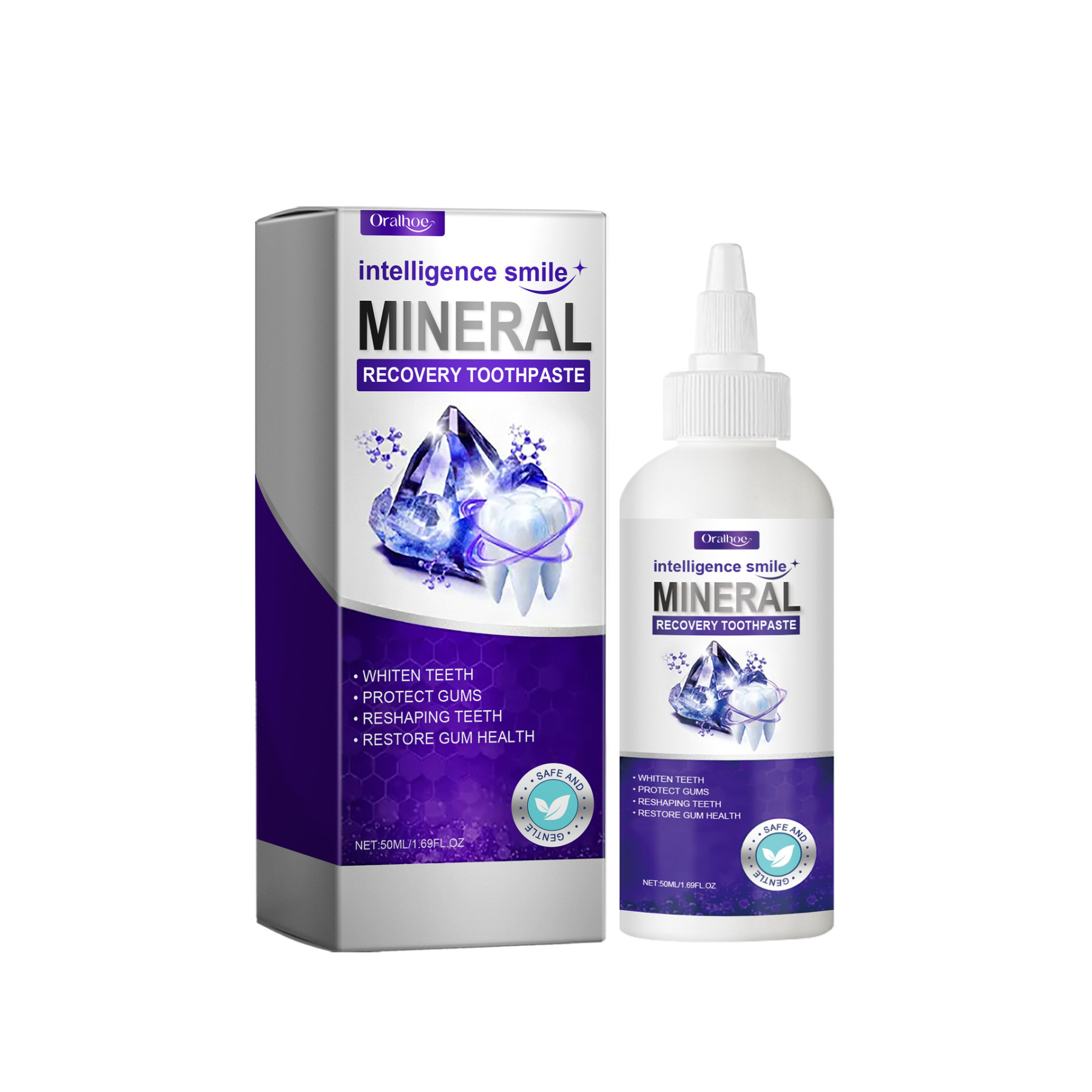 [Professional dentist recommended] Whitening + repair + gum protection triple effect toothpaste