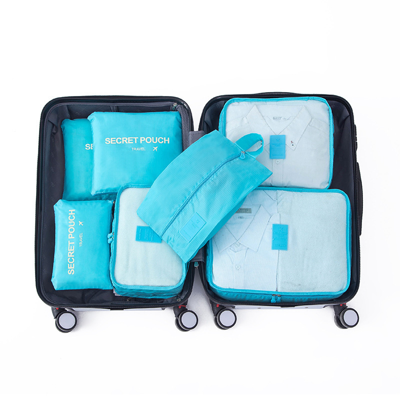 6 pieces travel luggage storage bag set