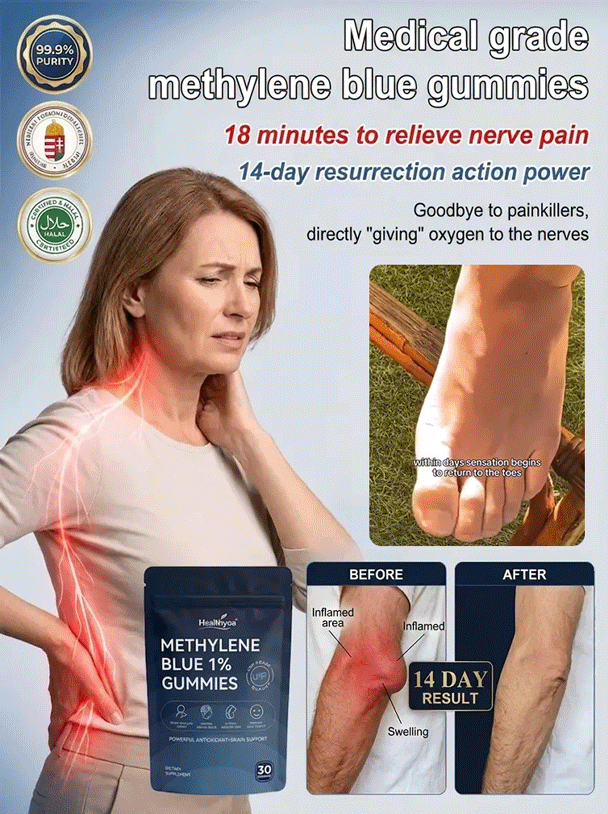 Relieve Nerve Pain Blue Gummies
