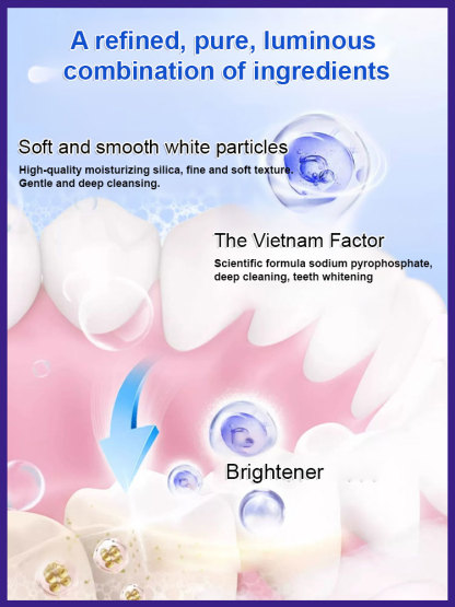 [Professional dentist recommended] Whitening + repair + gum protection triple effect toothpaste