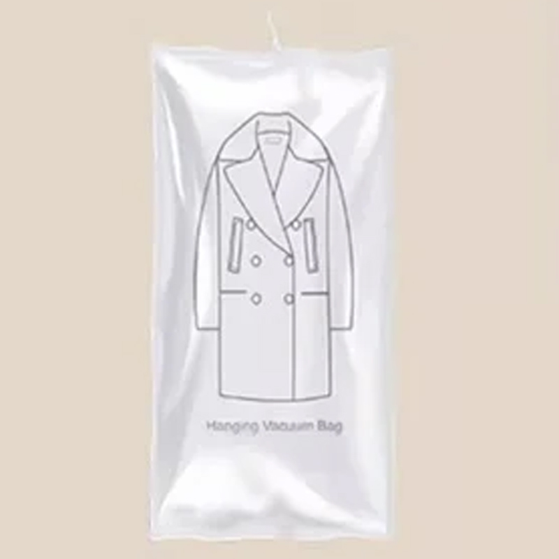 Hanging no-extraction down jacket vacuum storage bag