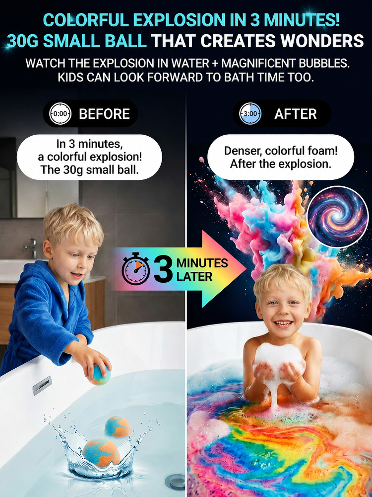 Safe Ingredients Kids' Bath Bomb Surprise Box