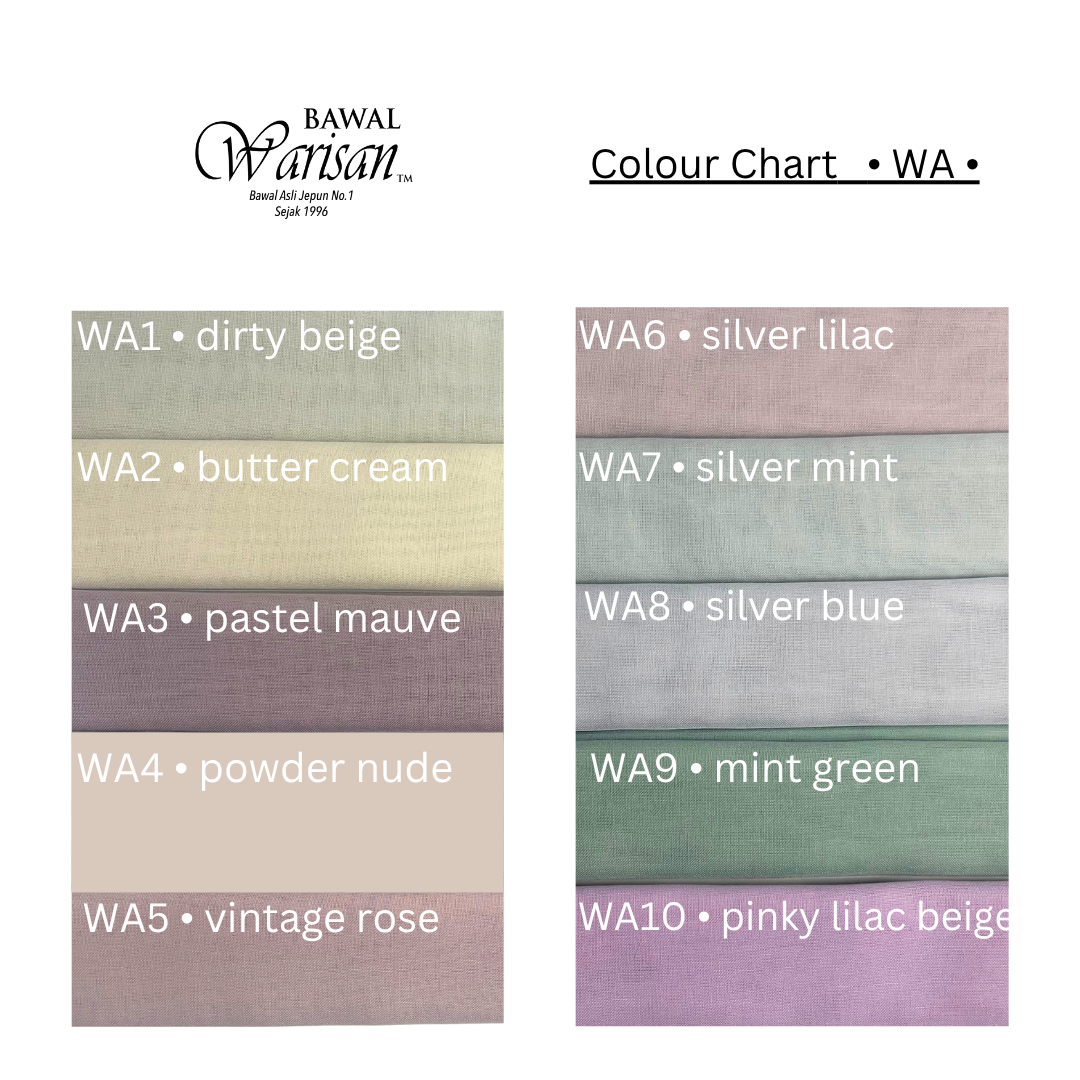 Bawal Warisan Mickey Baby Kuntum