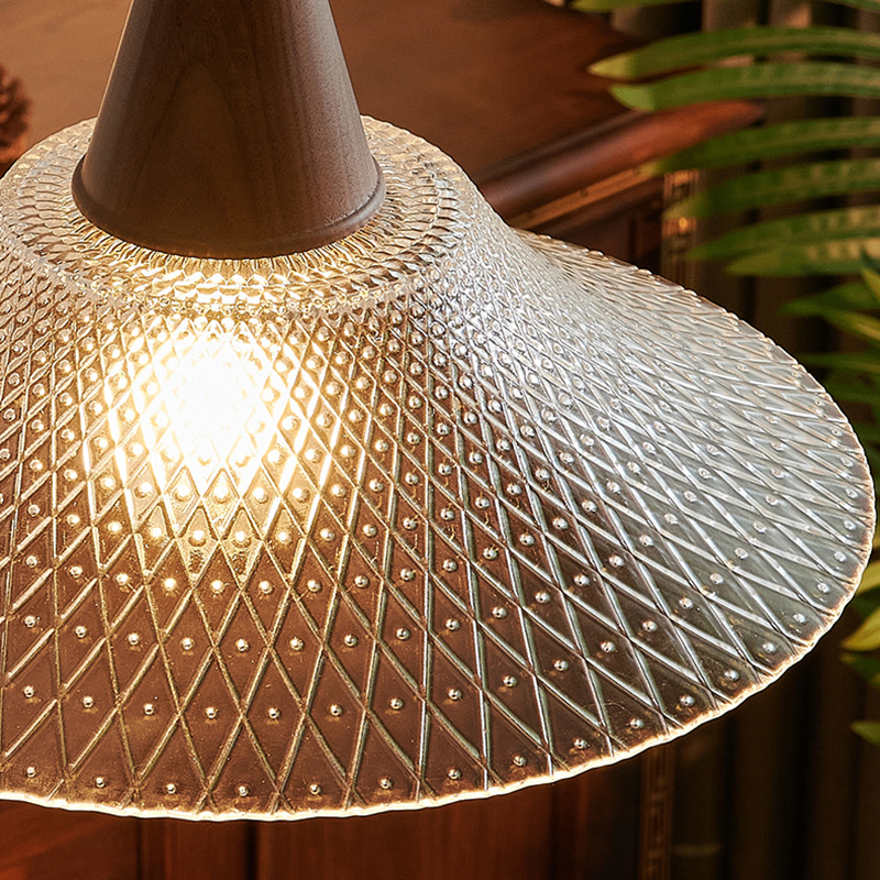 ペンダントライト おしゃれ ガラス 木 レトロ 1灯 吊下げ灯 天井照明 間接照明 北欧 LED電球 洋風 キッチン 照明器具 トイレ 階段 引掛シーリング ダクトレール 電気 モダン シンプル  リビング ダイニング インテリア照明 食卓 和室 癒やし 省エネ