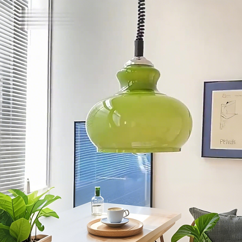【レビュー特典】ペンダントライト おしゃれ ガラス レトロ 1灯 吊下げ灯 天井照明 間接照明 北欧 LED電球 洋風 キッチン 照明器具 トイレ 階段 引掛シーリング ダクトレール 電気 モダン シンプル かわいい リビング ダイニング インテリア照明 食卓 和室 癒やし 省エネ
