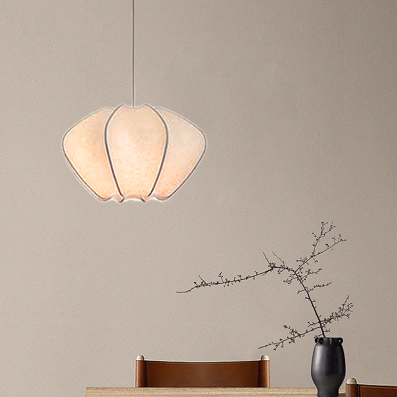 ペンダントライト ダイニング 北欧  織物 ダクトレール用 アイアン 花 1灯 E26口金 led モダン シンプル レトロ デザイン 天井照明 フランス風 リビング トイレ 寝室 洗面所 居間用 キッチン 食卓用 可愛い 階段 和風 自然 乙女心 フラワー 蚕糸