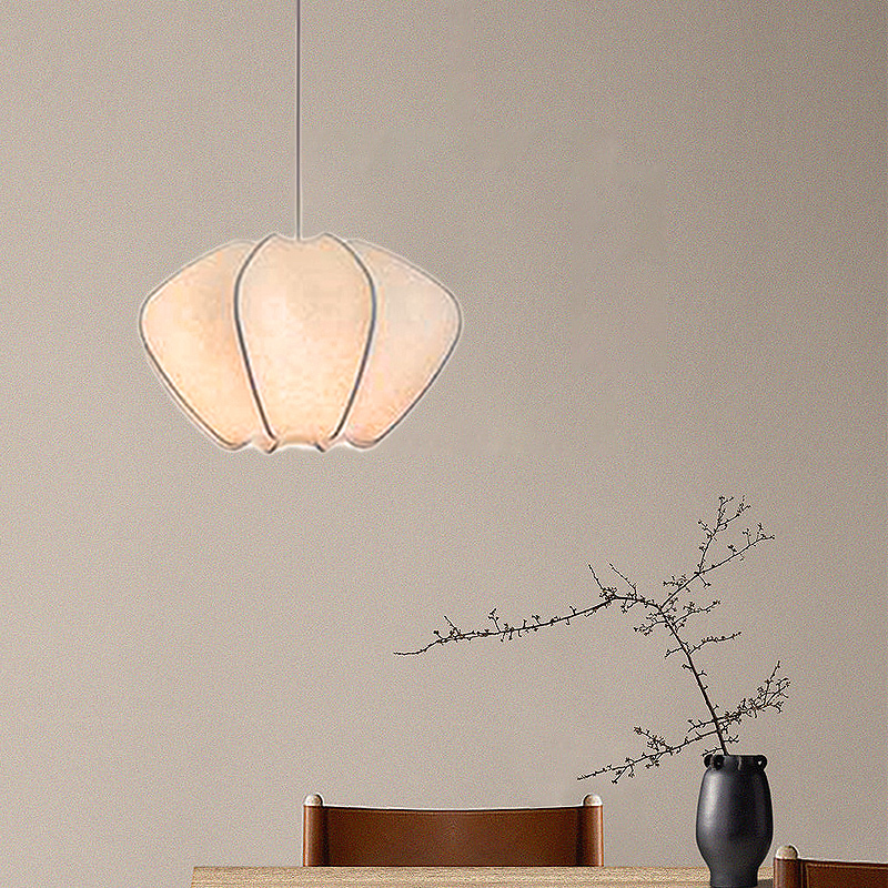ペンダントライト ダイニング 北欧  織物 ダクトレール用 アイアン 花 1灯 E26口金 led モダン シンプル レトロ デザイン 天井照明 フランス風 リビング トイレ 寝室 洗面所 居間用 キッチン 食卓用 可愛い 階段 和風 自然 乙女心 フラワー 蚕糸
