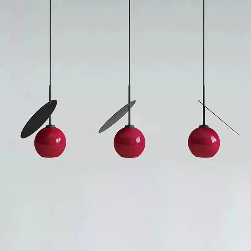 ペンダントライト 北欧 ガラス ダイニング さくらんぼ おしゃれ 1灯 口金E26 LED対応 アイアン 金属 モダン シンプル デザイン 照明 天井照明 ライト 玄関 リビング 寝室 洗面所 居間 キッチン ダクトレール 引掛けシーリング 北欧