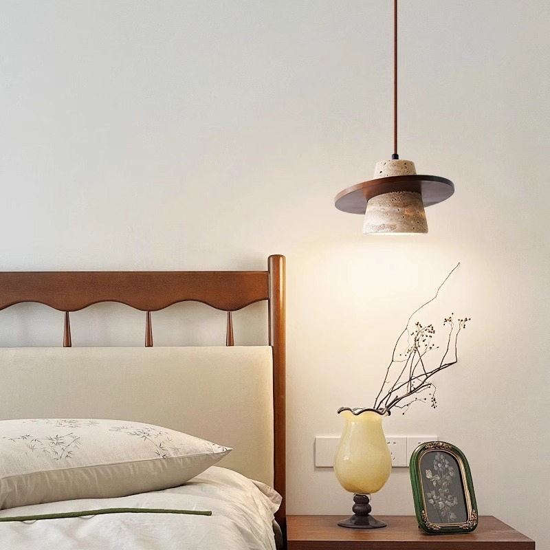 ペンダントライト 北欧 ダイニング 木 黄洞石 おしゃれ 1灯 口金E26 LED対応 モダン シンプル デザイン 照明 天井照明 シェードランプ ライト 玄関 リビング 寝室 洗面所 居間用 キッチン 簡単取付 引掛けシーリング おしゃれ ダクトレール