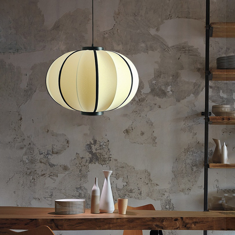 ペンダントライト 和風 おしゃれ ダイニング 布 スチール おしゃれ 1灯 口金E26 LED対応 モダン シンプル 照明 天井照明 シェードランプ 玄関 リビング 寝室 洗面所 居間用 キッチン 簡単取付 引掛けシーリング ダクトレール