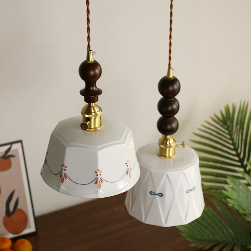 ペンダントライト おしゃれ ガラス レトロ 木 1灯 吊下げ灯 天井照明 間接照明 北欧 LED電球 洋風 キッチン 照明器具 トイレ 階段 引掛シーリング ダクトレール 電気 モダン シンプル かわいい リビング ダイニング インテリア照明 食卓 和室 癒やし 省エネ