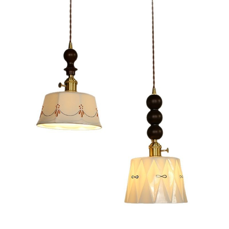 ペンダントライト おしゃれ ガラス レトロ 木 1灯 吊下げ灯 天井照明 間接照明 北欧 LED電球 洋風 キッチン 照明器具 トイレ 階段 引掛シーリング ダクトレール 電気 モダン シンプル かわいい リビング ダイニング インテリア照明 食卓 和室 癒やし 省エネ