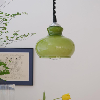 【レビュー特典】ペンダントライト おしゃれ ガラス レトロ 1灯 吊下げ灯 天井照明 間接照明 北欧 LED電球 洋風 キッチン 照明器具 トイレ 階段 引掛シーリング ダクトレール 電気 モダン シンプル かわいい リビング ダイニング インテリア照明 食卓 和室 癒やし 省エネ