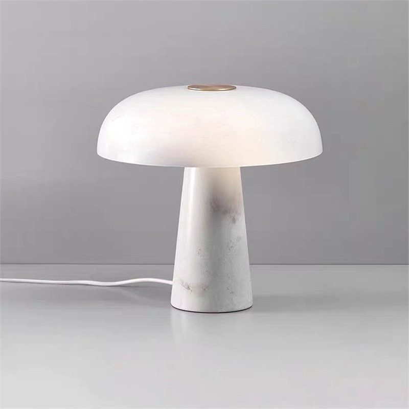 Crystal Hotel テーブルライト おしゃれ 天然大理石 マーブル ガラス ベッドライト 寝室 LED対応 間接照明 ホテル インテリア