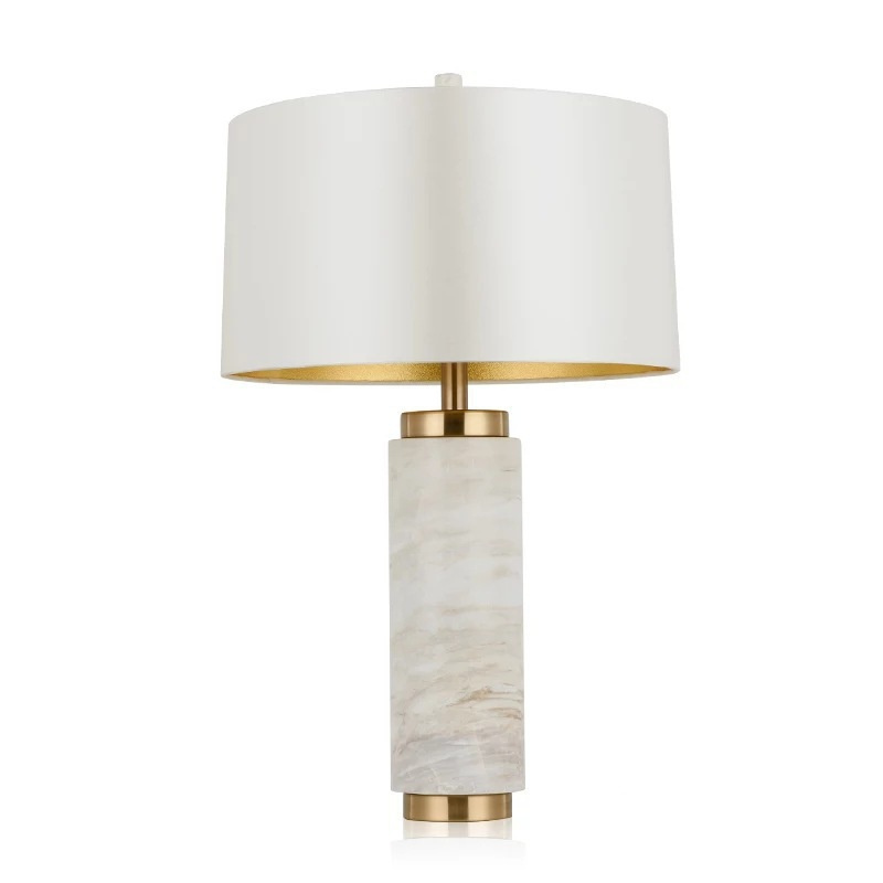 Crystal Hotel テーブルライト おしゃれ 天然大理石 マーブル ガラス ベッドライト 寝室 LED対応 間接照明 ホテル インテリア