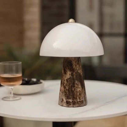 Crystal Hotel テーブルライト おしゃれ 天然大理石 マーブル ベッド