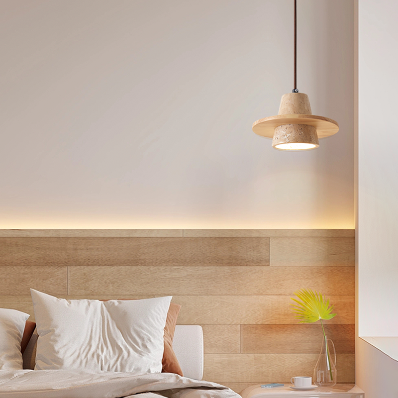 ペンダントライト 北欧 ダイニング 木 黄洞石 おしゃれ 1灯 口金E26 LED対応 モダン シンプル デザイン 照明 天井照明 シェードランプ ライト 玄関 リビング 寝室 洗面所 居間用 キッチン 簡単取付 引掛けシーリング おしゃれ ダクトレール