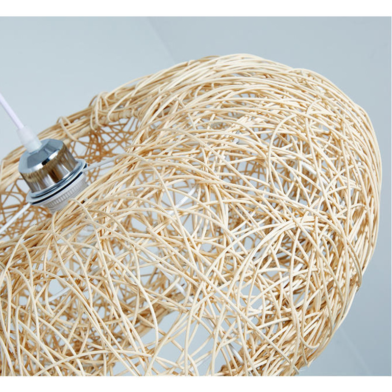 ペンダントライト ラタン 籐 和風 和室 籐編み ダイニング おしゃれ 1灯 口金E26 LED対応 モダン シンプル デザイン 照明 天井照明 シェードランプ ライト 玄関 リビング 寝室 洗面所 居間用 キッチン  引掛けシーリング 送料無料