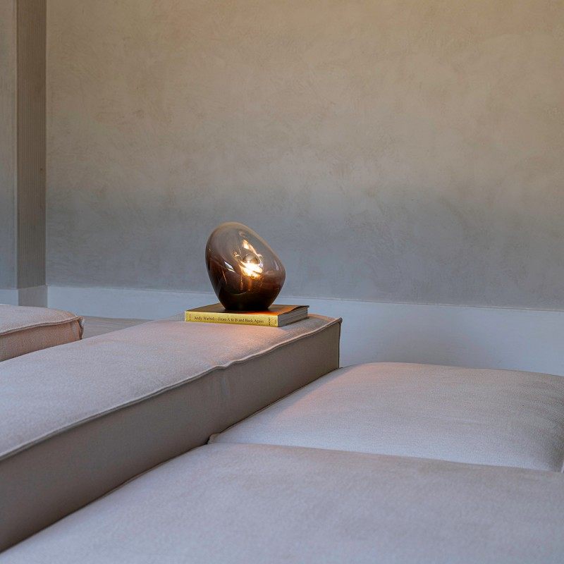 Crystal Hotel テーブルライト おしゃれ ガラス アイアン ベッドライト 寝室 LED対応 間接照明 ホテル インテリア