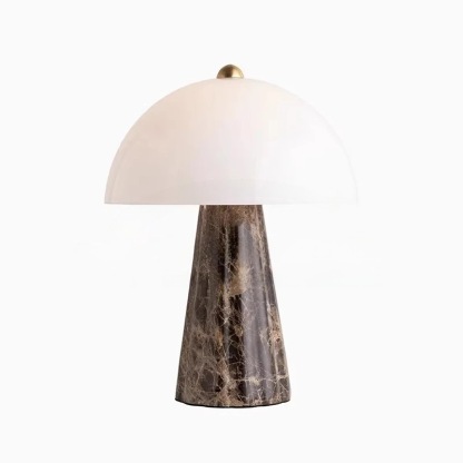 Crystal Hotel テーブルライト おしゃれ 天然大理石 マーブル ベッドライト 寝室 LED対応 間接照明 ホテル インテリア