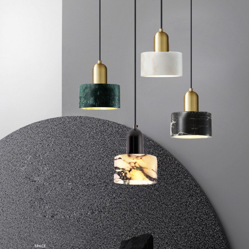 ペンダントライト 大理石 天然の石 ダイニング レトロで和モダンな吊り下げ照明