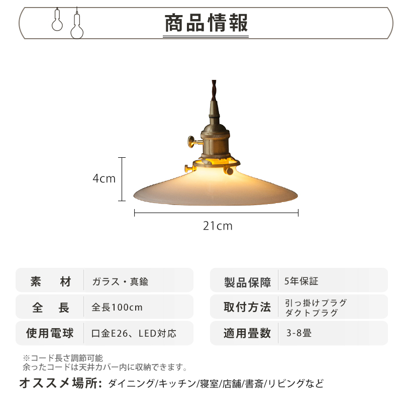 ペンダントライト 北欧 ガラス アイアン ダイニング おしゃれ 1灯 口金E26 LED対応 アイアン 金属 モダン シンプル デザイン 照明 天井照明 ライト 玄関 リビング 寝室 洗面所 居間 キッチン ダクトレール 引掛けシーリング 北欧