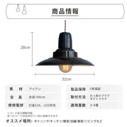ペンダントライト 北欧 アンティーク ダイニング アイアン 金属 インテリア照明 ヴィンテージ カフェ キッチン レトロ 廊下 北欧 おしゃれ 和風 レトロ ブラック ホワイト モダン インダストリアル 引掛けシーリング おしゃれ ダクトレール